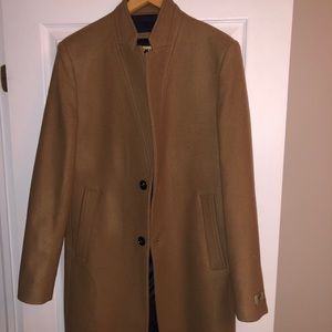 Zara Dress Coat - Caramel Color
